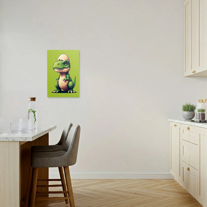 Tablou Modern - Baby Dinosaur Geometric Art - vedere bucatarie