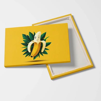 Tablou Modern - Portret Geometric Al Bananei - vedere fata verso