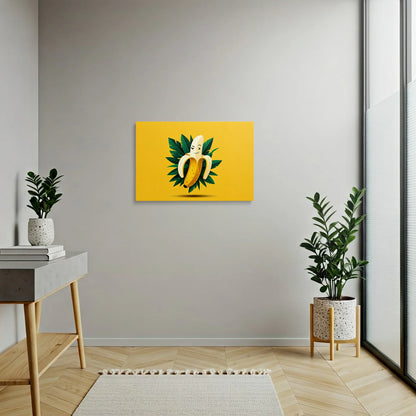 Tablou Modern - Portret Geometric Al Bananei - vedere hol