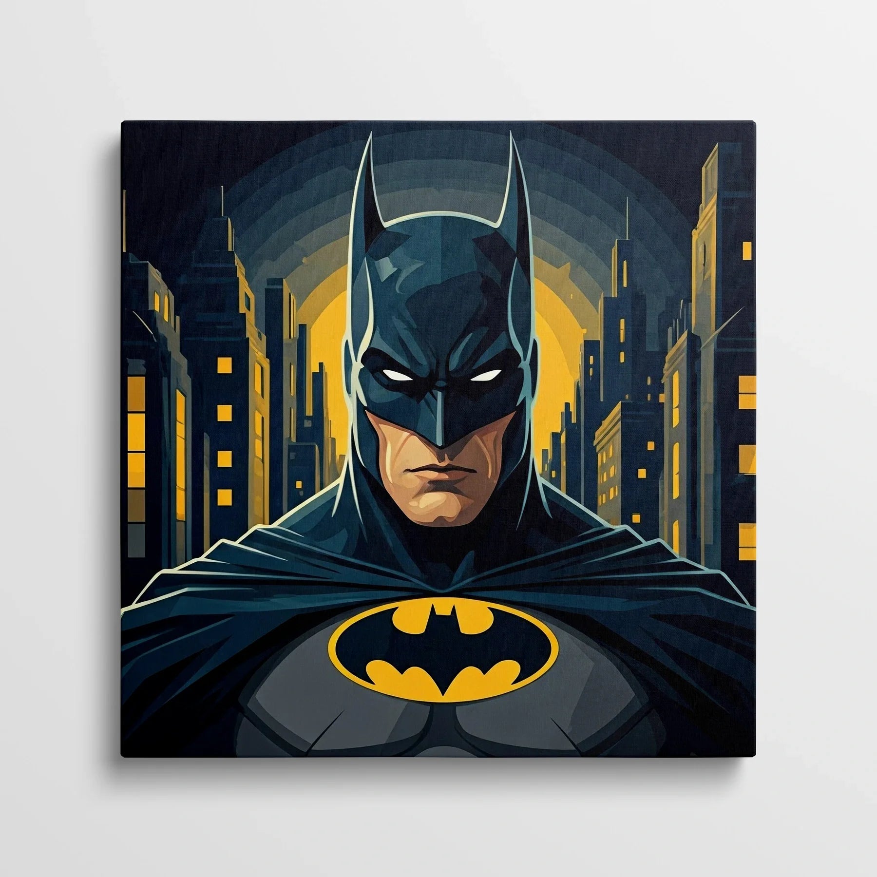 Tablou Modern - Portret Geometric Batman 3 - vedere din fata