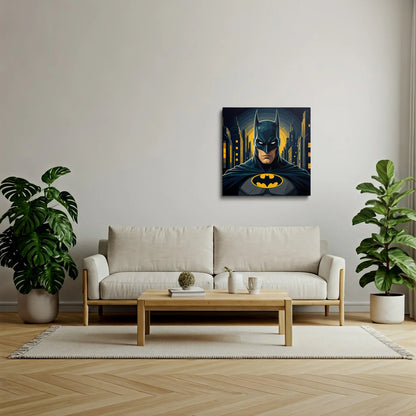 Tablou Modern - Portret Geometric Batman 3 - vedere living