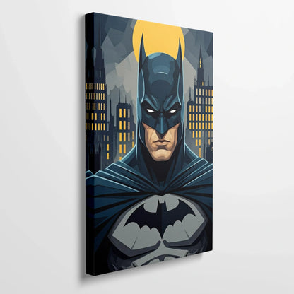 Tablou Modern - Portret Geometric Batman 3 - vedere din lateral