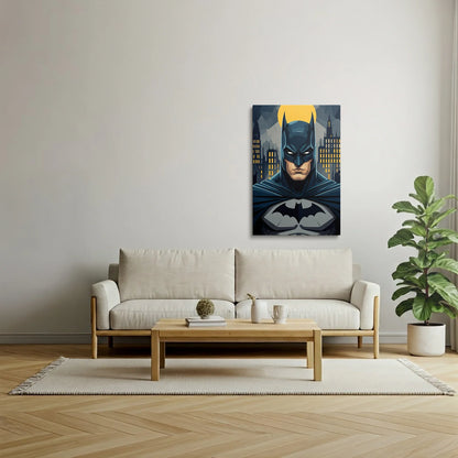Tablou Modern - Portret Geometric Batman 3 - vedere living