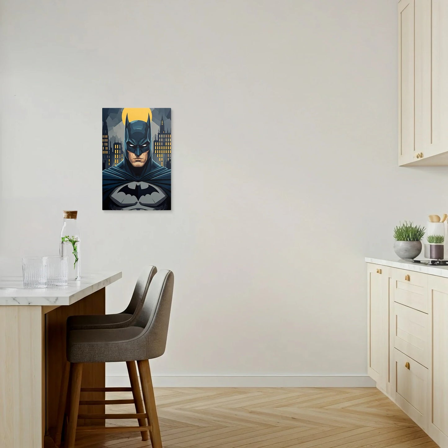 Tablou Modern - Portret Geometric Batman 3 - vedere bucatarie