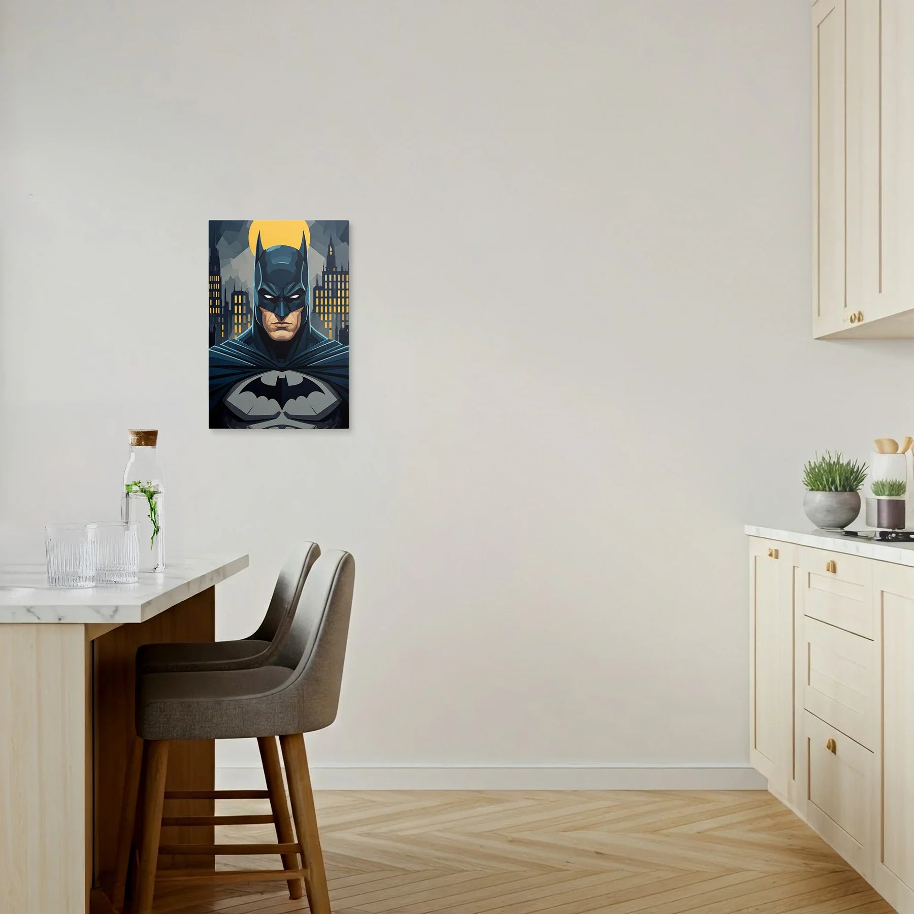 Tablou Modern - Portret Geometric Batman 3 - vedere bucatarie