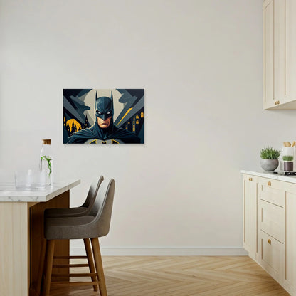 Tablou Modern - Portret Geometric cu Batman - vedere bucatarie