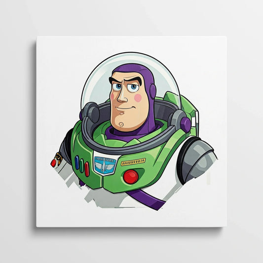 Tablou Modern - Portret Geometric Al Unui Astronaut - vedere din fata