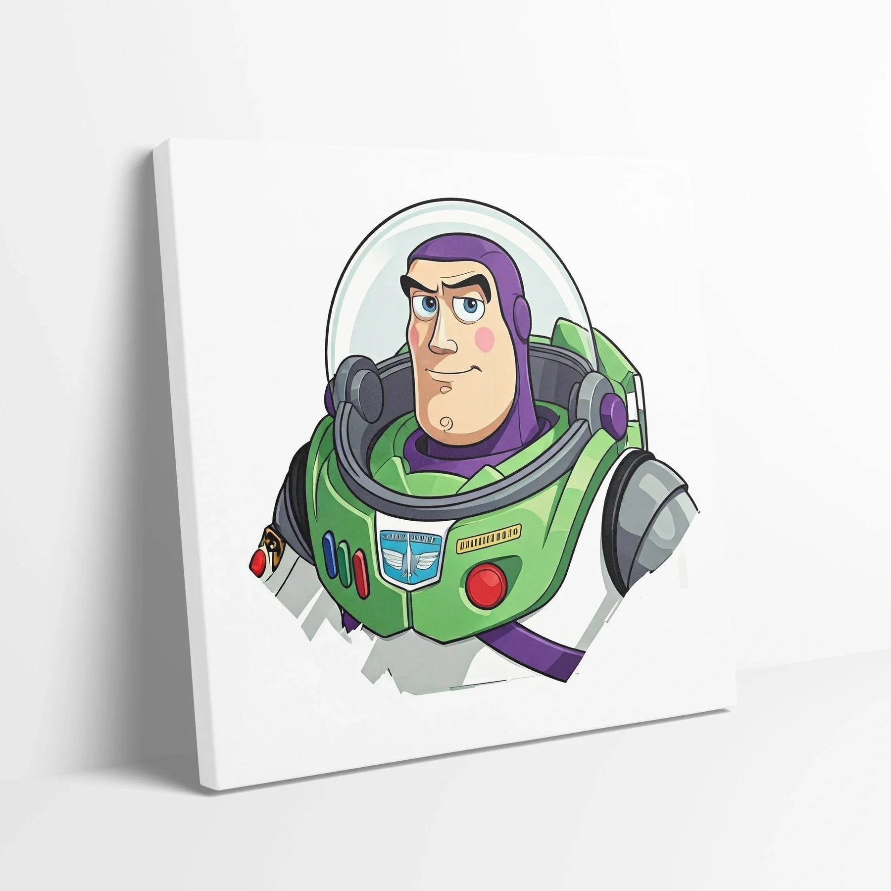 Tablou Modern - Portret Geometric Al Unui Astronaut - vedere din lateral