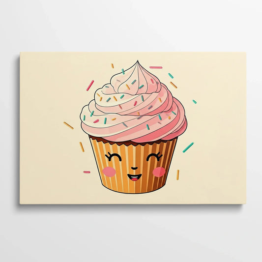 Tablou Modern - Portret Cubist de Cupcake Jucăuș - vedere din fata