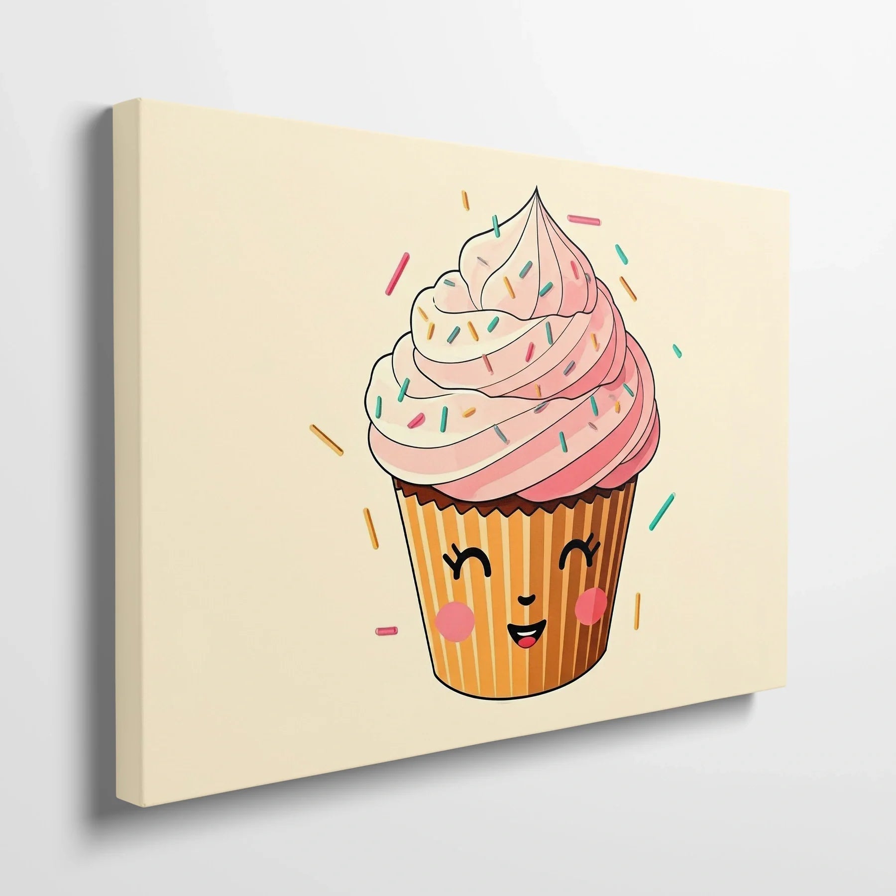 Tablou Modern - Portret Cubist de Cupcake Jucăuș - vedere din lateral