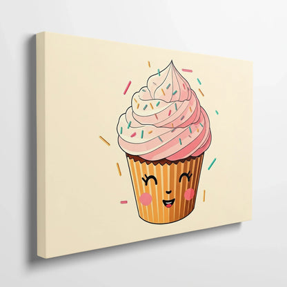 Tablou Modern - Portret Cubist de Cupcake Jucăuș - vedere din lateral