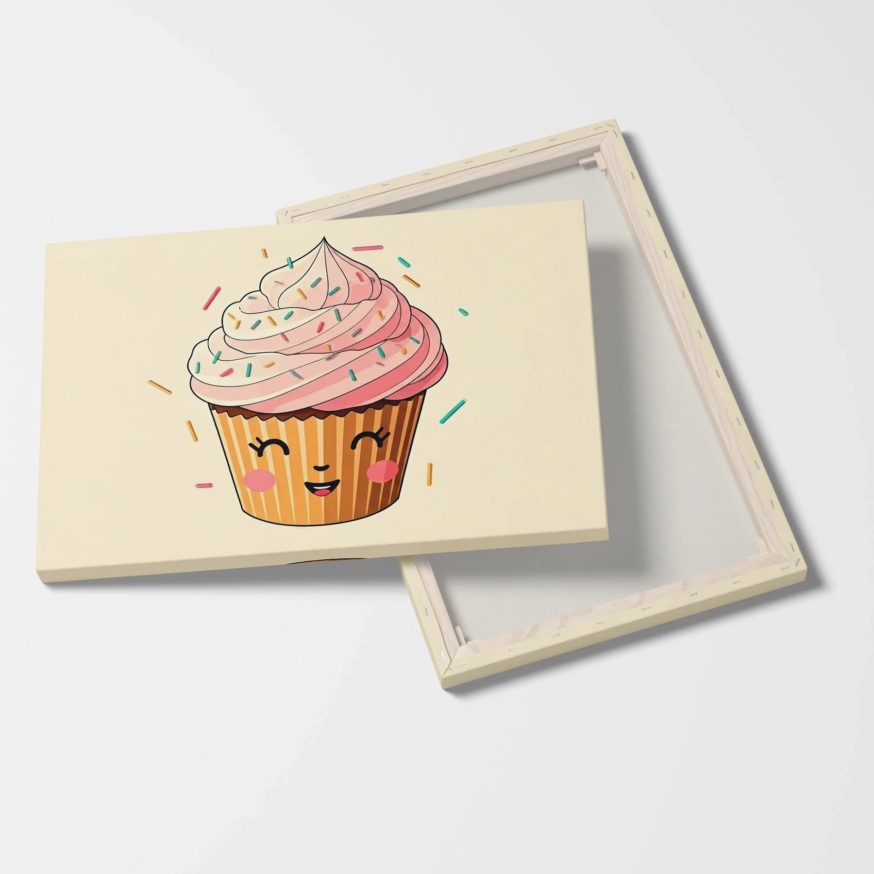 Tablou Modern - Portret Cubist de Cupcake Jucăuș - vedere fata verso