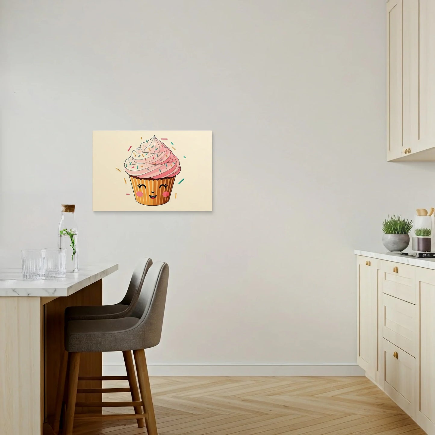 Tablou Modern - Portret Cubist de Cupcake Jucăuș - vedere bucatarie