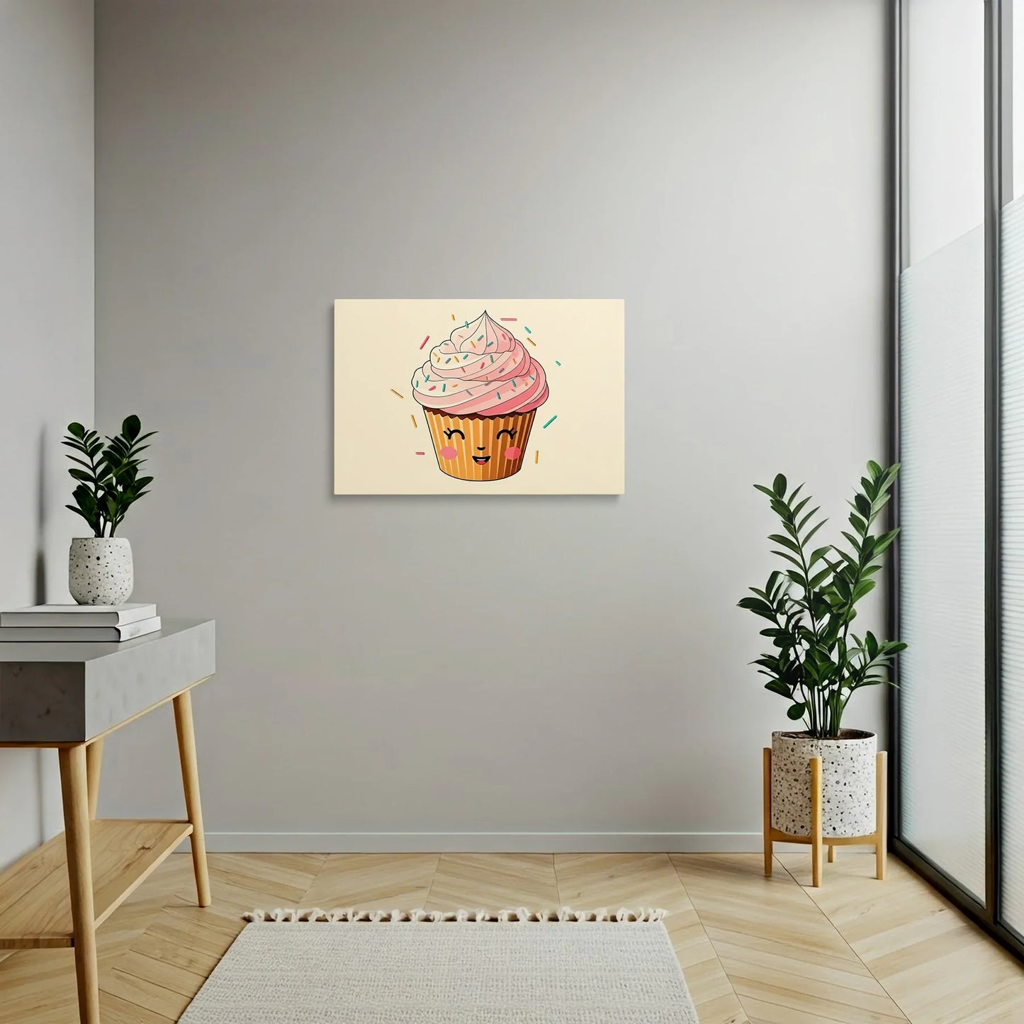 Tablou Modern - Portret Cubist de Cupcake Jucăuș - vedere hol