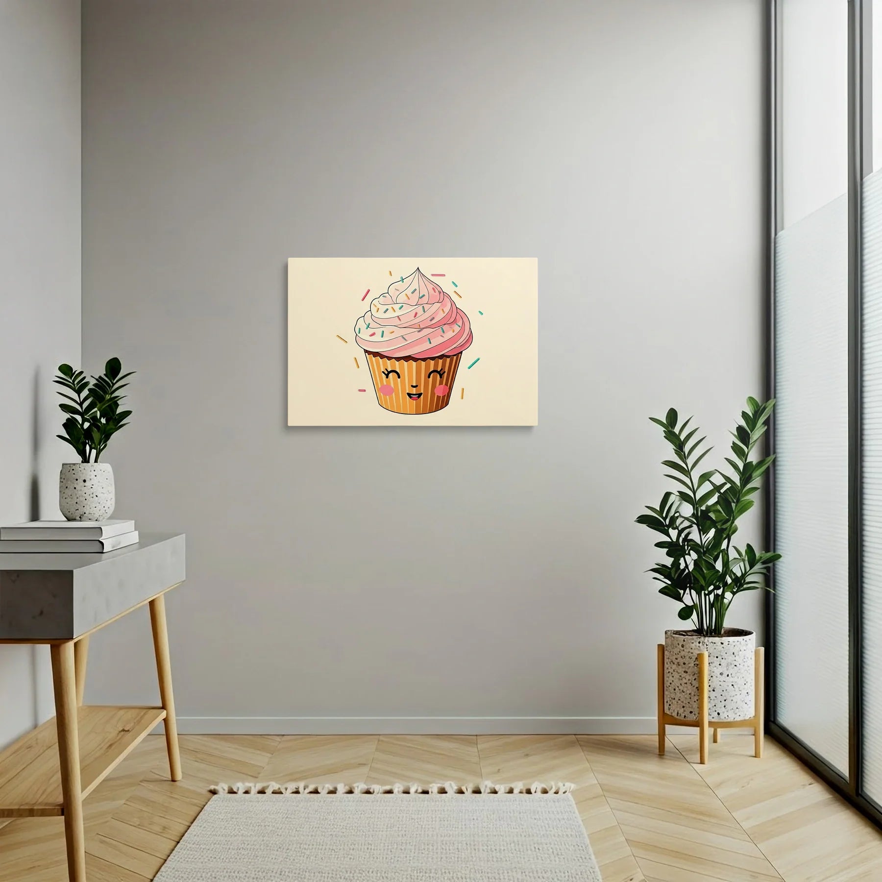Tablou Modern - Portret Cubist de Cupcake Jucăuș - vedere hol
