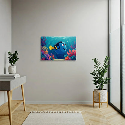 Tablou Modern - Peisaj Acvatic cu Dory - vedere hol