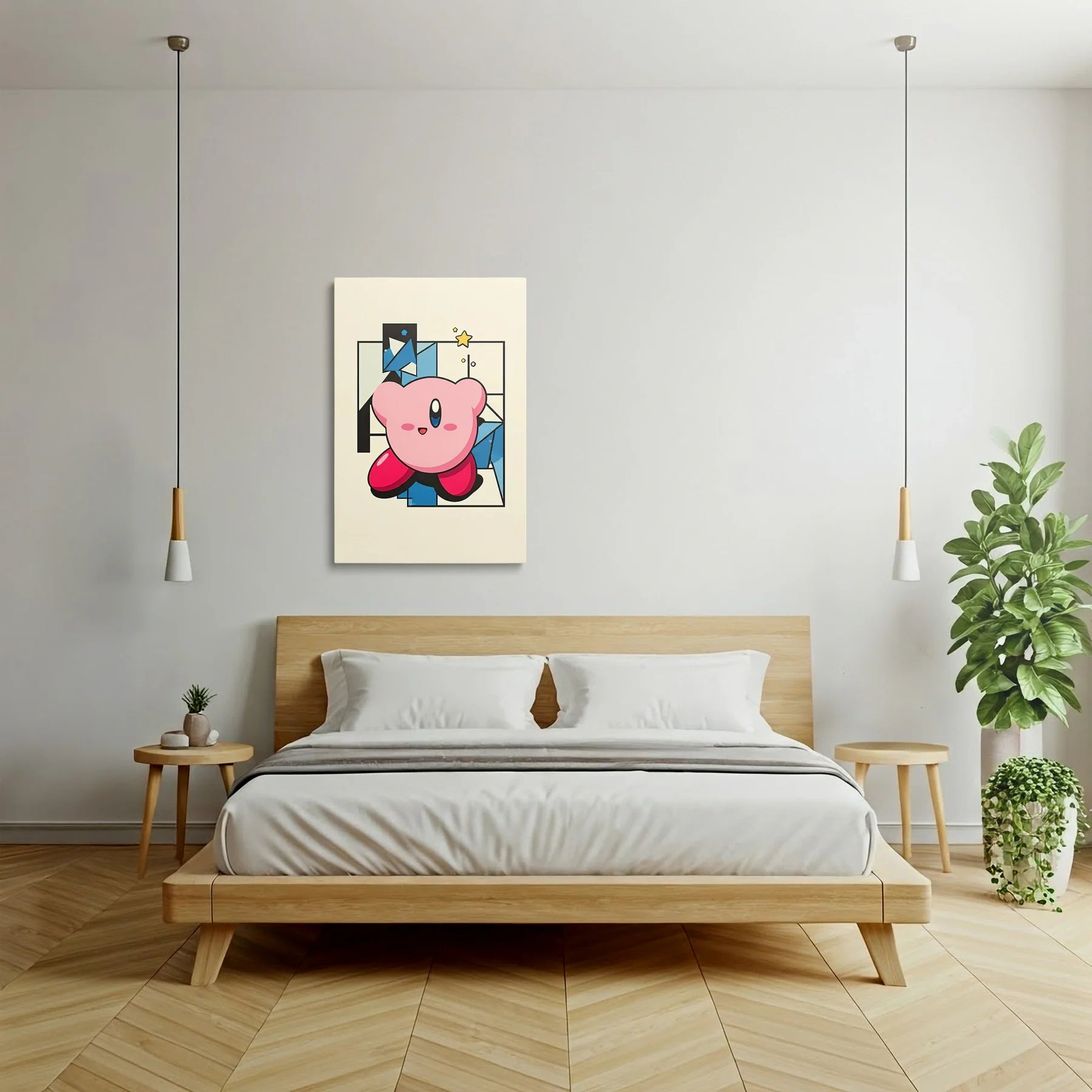Tablou Modern - Portret Cubist Al Unui Personaj Îndrăgit - vedere dormitor