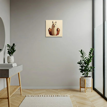 Tablou Modern - Llama Geometric Colorat Pentru Copii - vedere hol