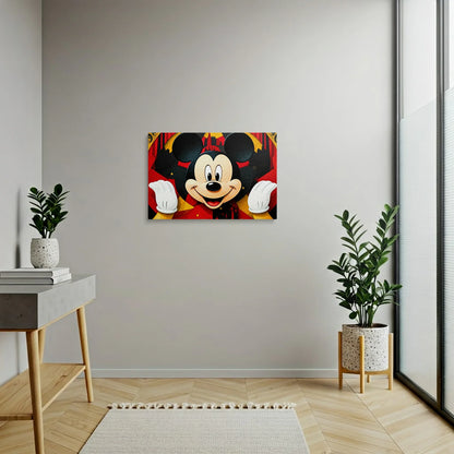 Tablou Modern - Portret Geometric Al Lui Mickey Mouse - vedere hol