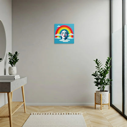 Tablou Modern - Portret Geometric Colorat Pentru Copii - vedere hol