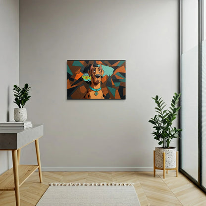 Tablou Modern - Scooby-Doo Cubist Geometric - vedere hol