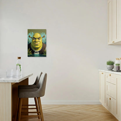 Tablou Modern - Portret Geometric Al Lui Shrek - vedere bucatarie