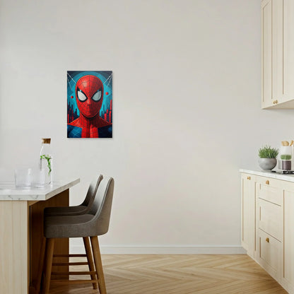 Tablou Modern - Portret Cubist Al Lui Spider-Man - vedere bucatarie