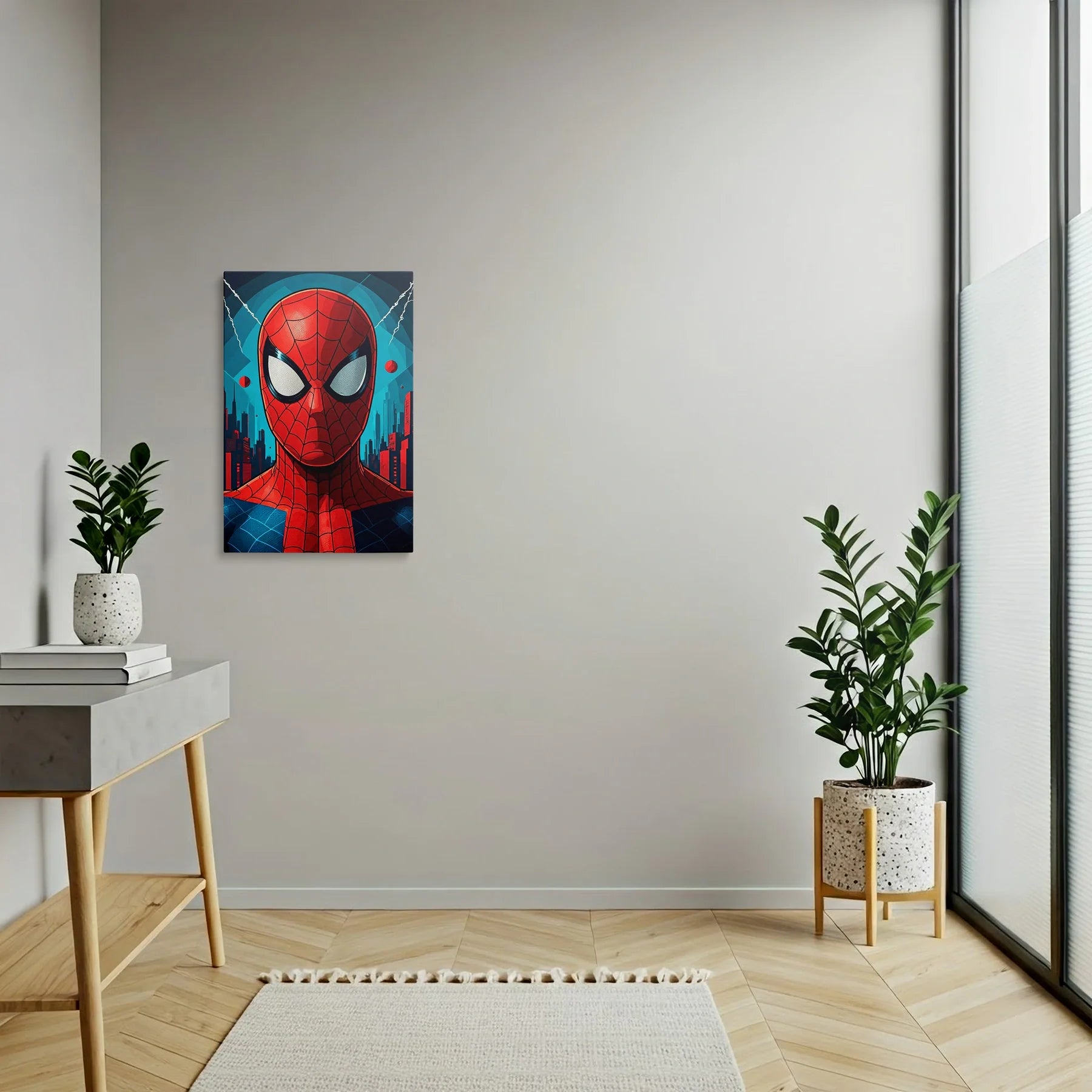 Tablou Modern - Portret Cubist Al Lui Spider-Man - vedere hol