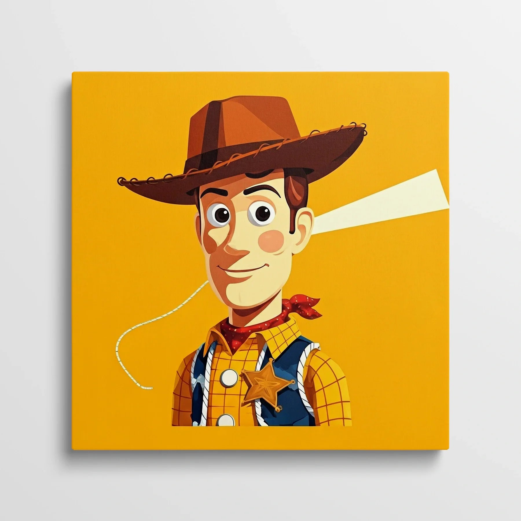 Tablou Modern - Portret Geometric Viu Pentru Copii - vedere din fata