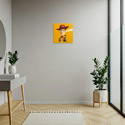 Tablou Modern - Portret Geometric Viu Pentru Copii - vedere hol