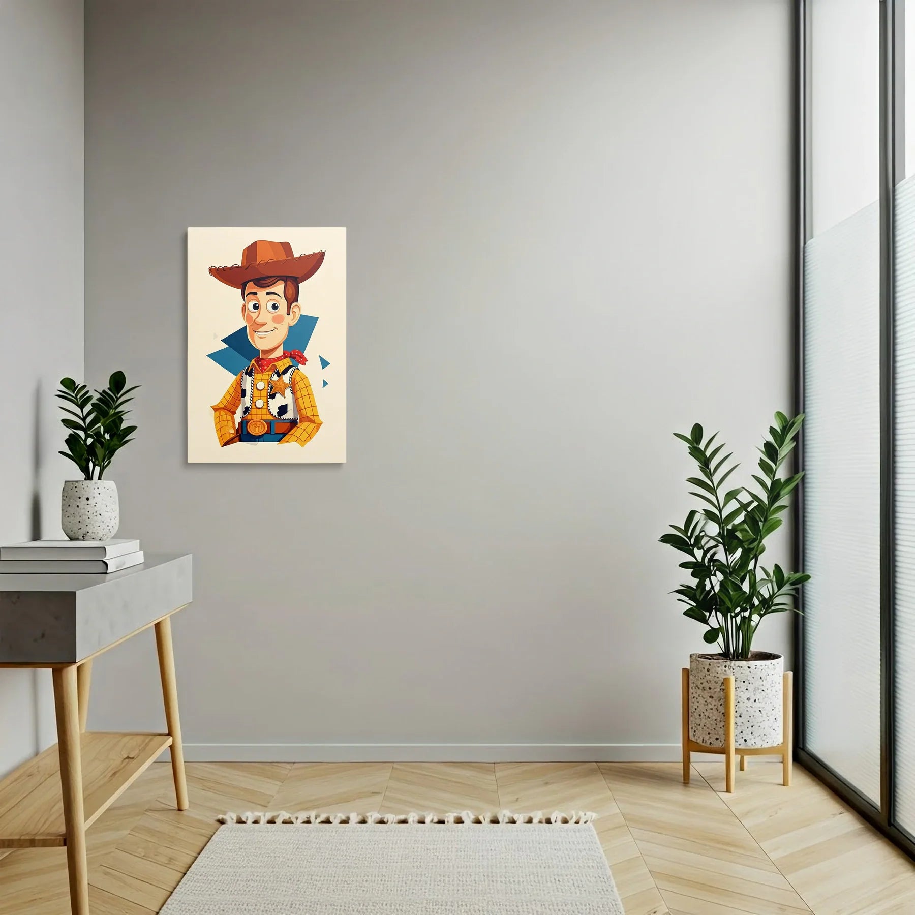 Tablou Modern - Portret Cubist Pentru Copii - vedere hol