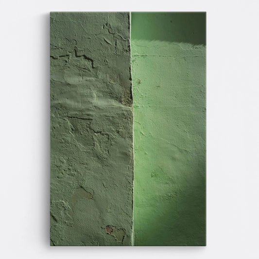 Tablou - Texturi Verde Delicate Vedere Fata