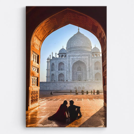 Tablou - Magia Taj Mahal Vedere Fata
