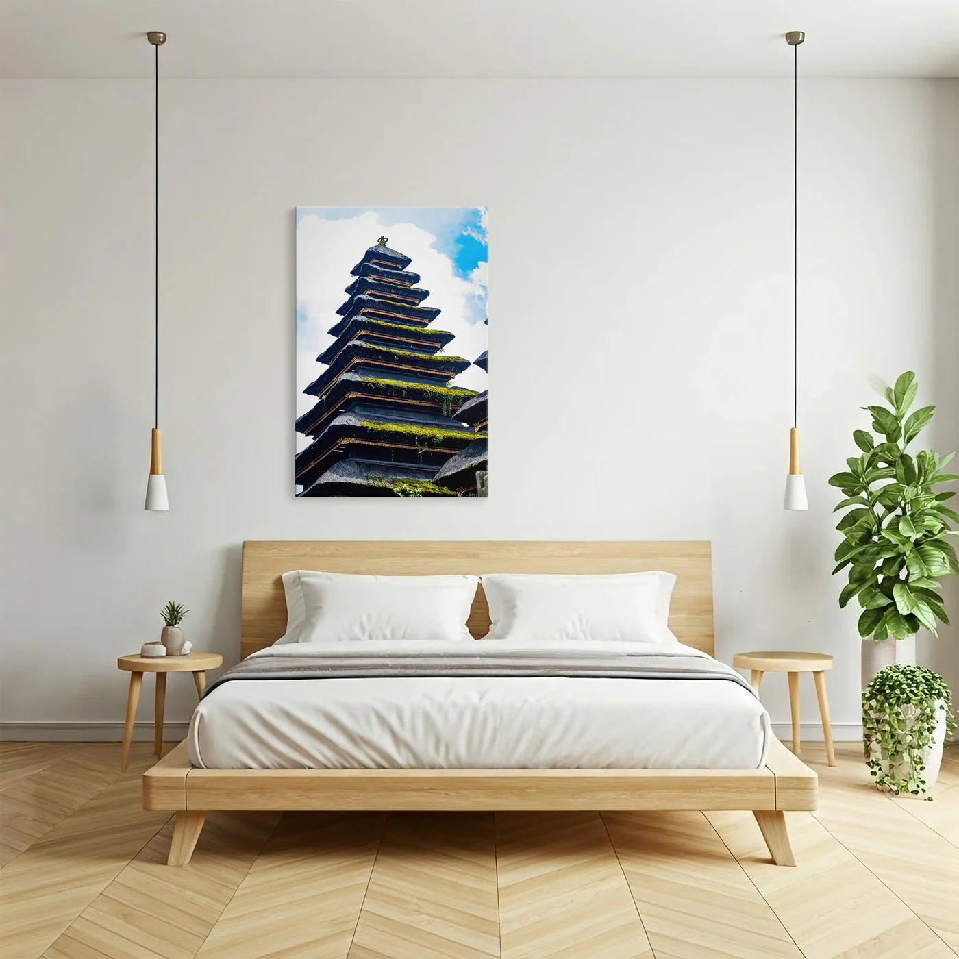 Tablou - Contemporan Oriental Vedere Lateral