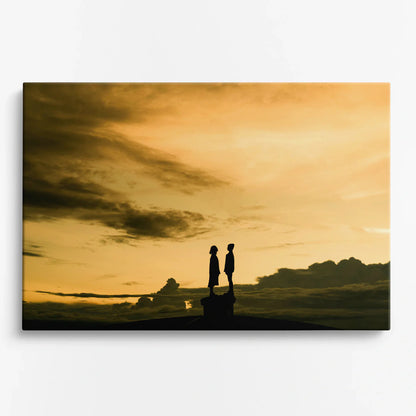Tablou - Silhouette în Aur Vedere Fata