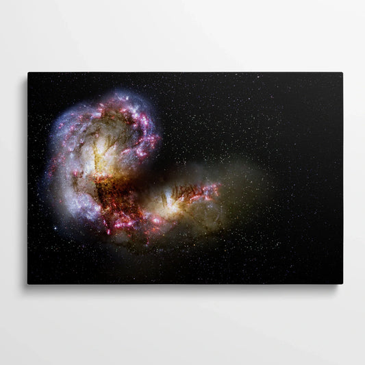 Tablou Peisaje - Galaxii în Universul Infinit - vedere din fata
