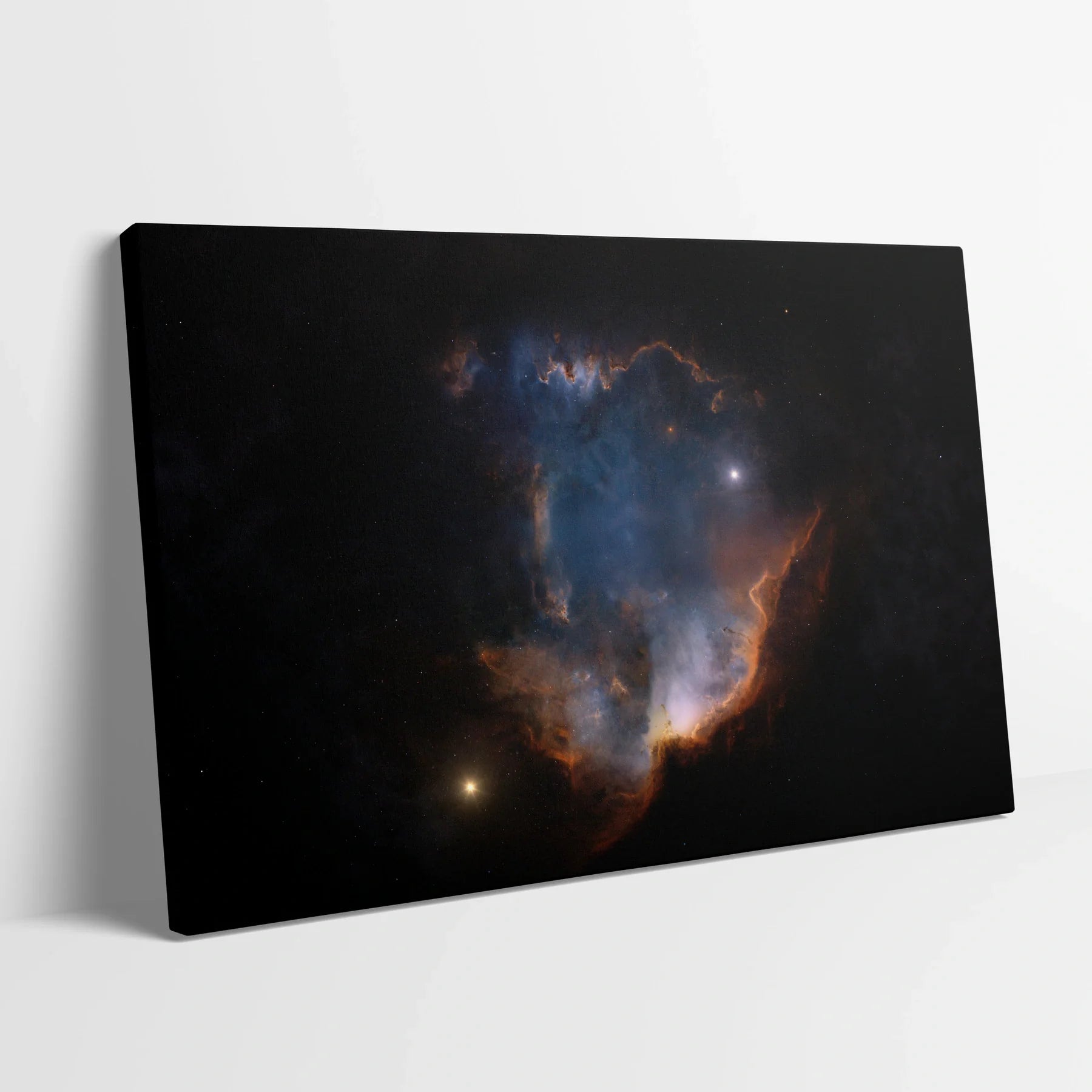 Tablou Peisaje - Călătorie în Galaxii - vedere din lateral sprijinit perete