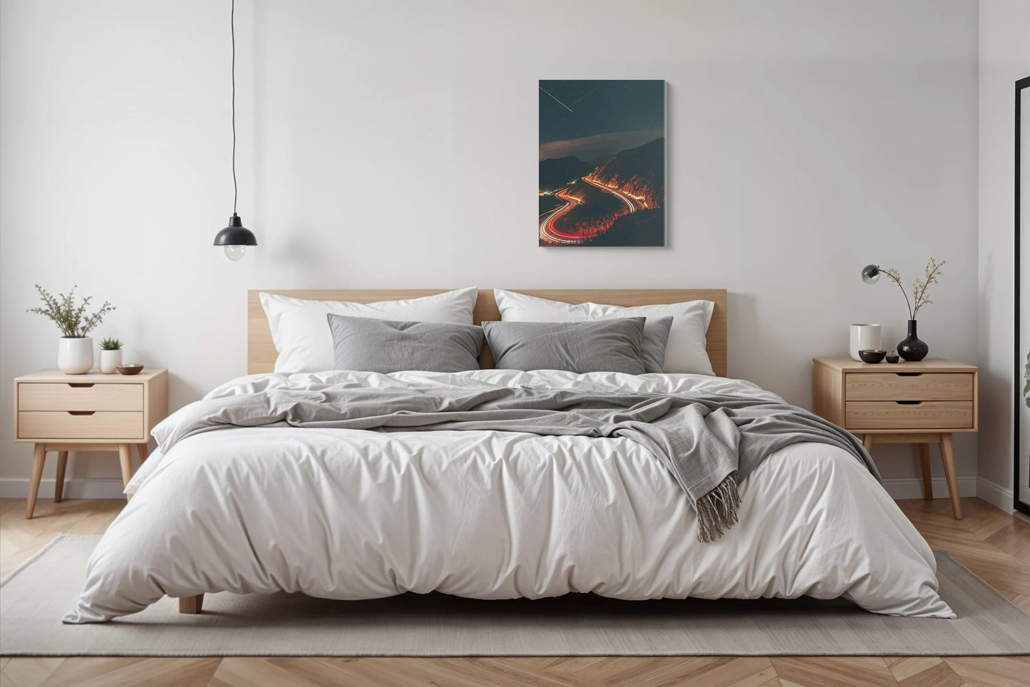 Tablou - Serenitatea Nopții Vedere Dormitor