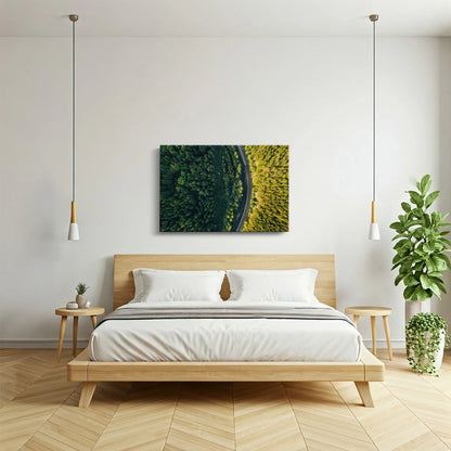 Tablou - Peisaj Urban Verde Vedere Lateral