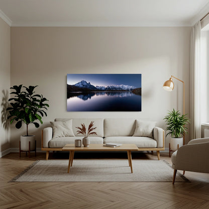 Tablou Peisaje - Reflexii Montane Romantice - vedere living 1