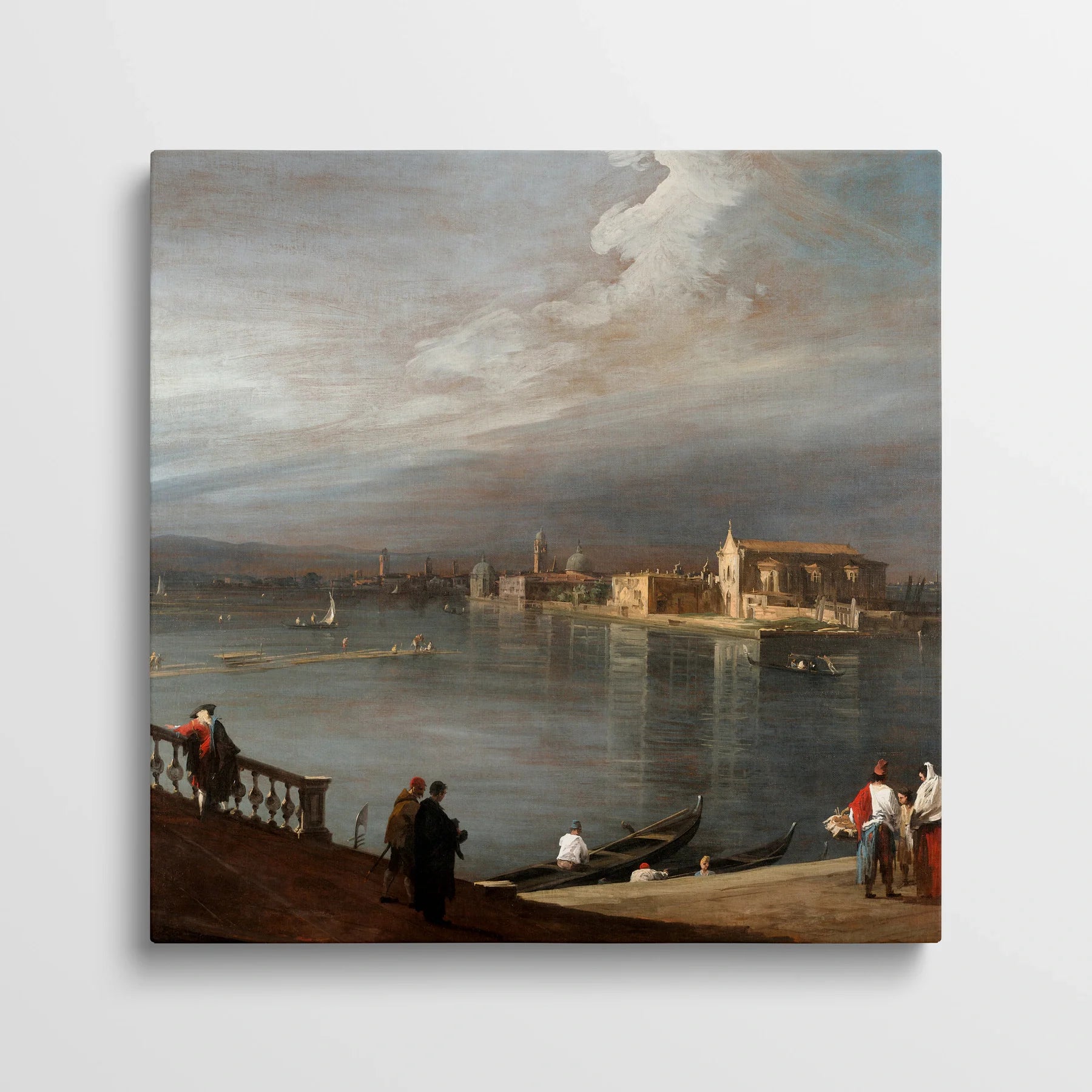 Tablou picturi celebre - S. Cristoforo, S. Michele și Murano, Canaletto - vedere din fata