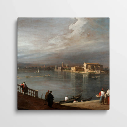 Tablou picturi celebre - S. Cristoforo, S. Michele și Murano, Canaletto - vedere din fata