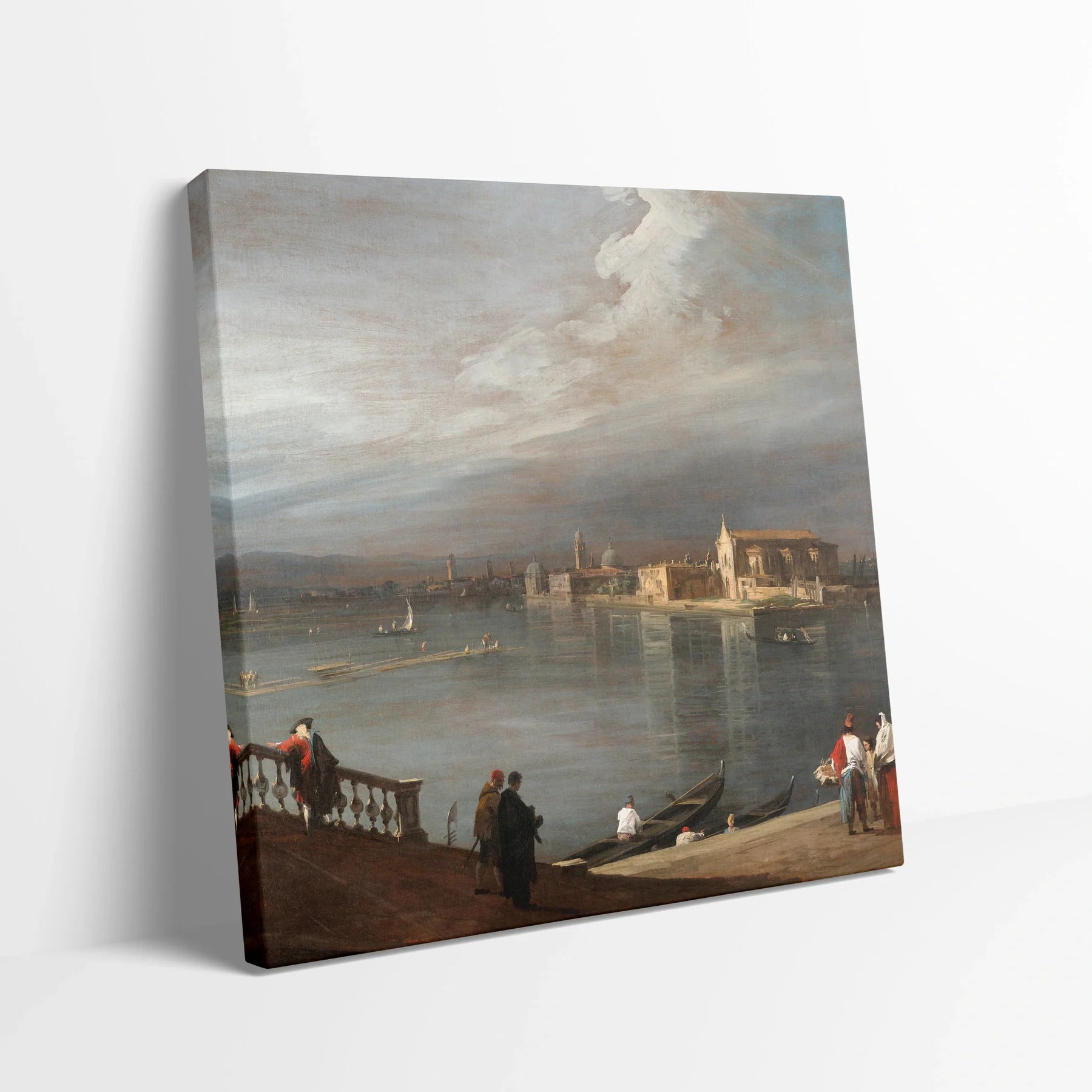 Tablou picturi celebre - S. Cristoforo, S. Michele și Murano, Canaletto - vedere din lateral