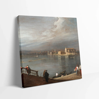 Tablou picturi celebre - S. Cristoforo, S. Michele și Murano, Canaletto - vedere din lateral