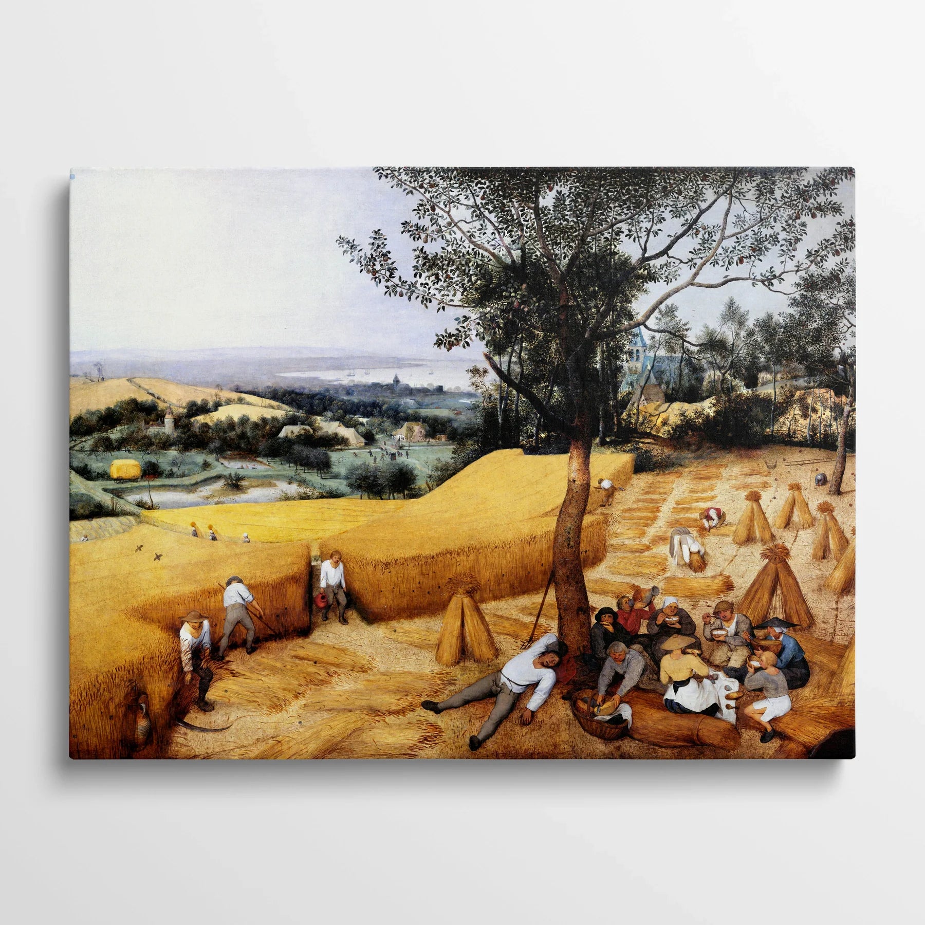 Tablou picturi celebre - Recolta, P. Bruegel - vedere din fata
