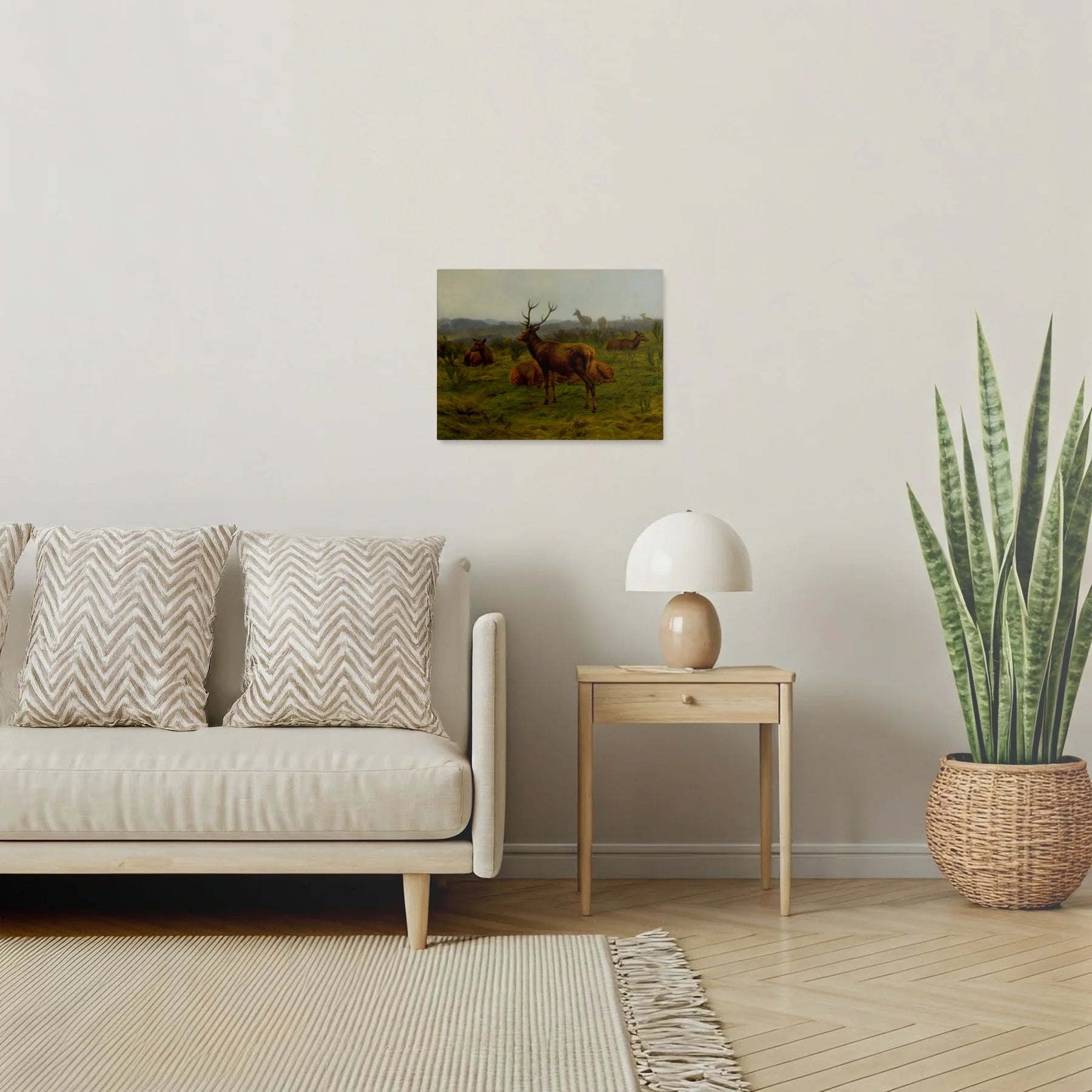 Tablou picturi celebre - Monarhul turmei, R. Beaugrand - vedere living