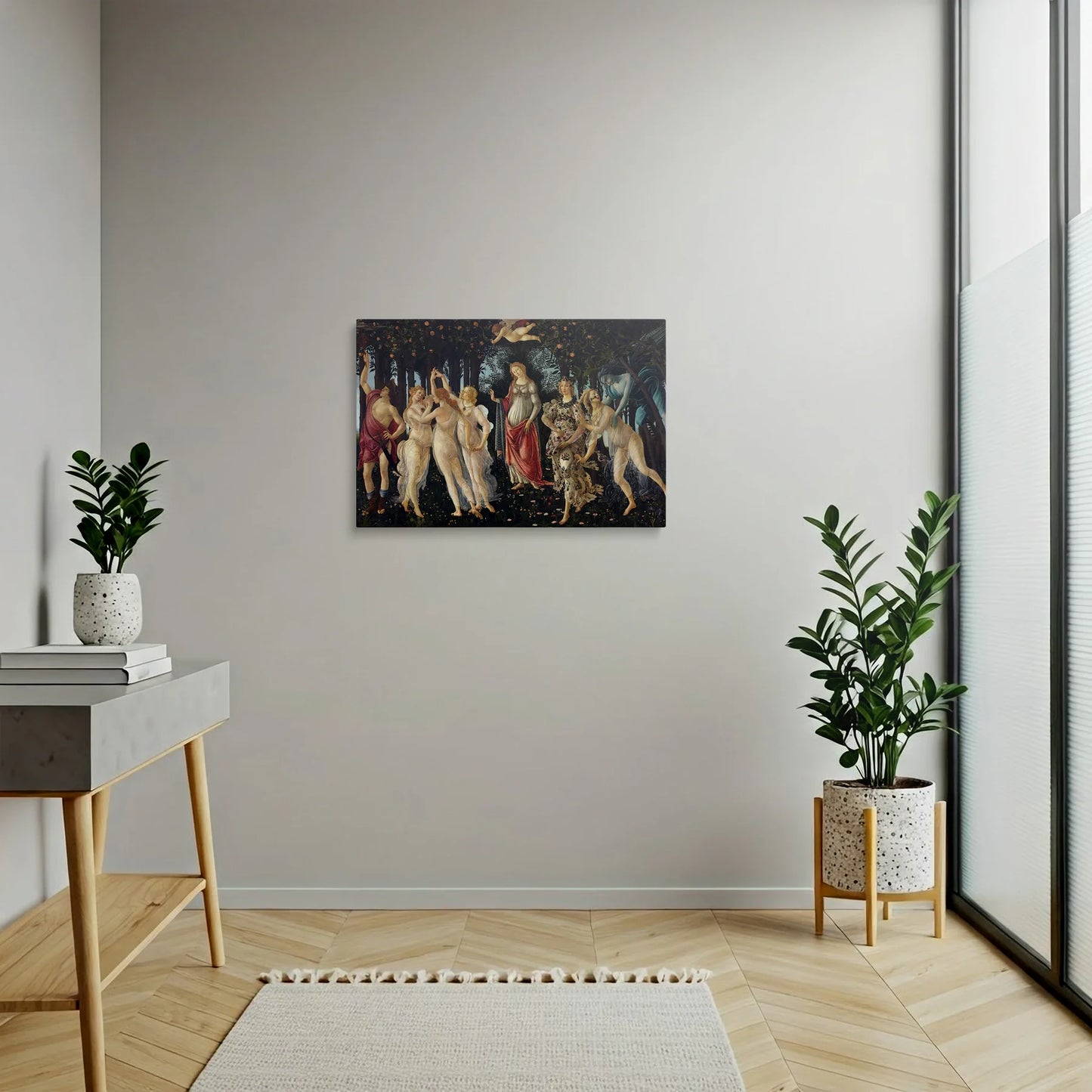 Tablou picturi celebre - Primăvara, Botticelli - vedere hol