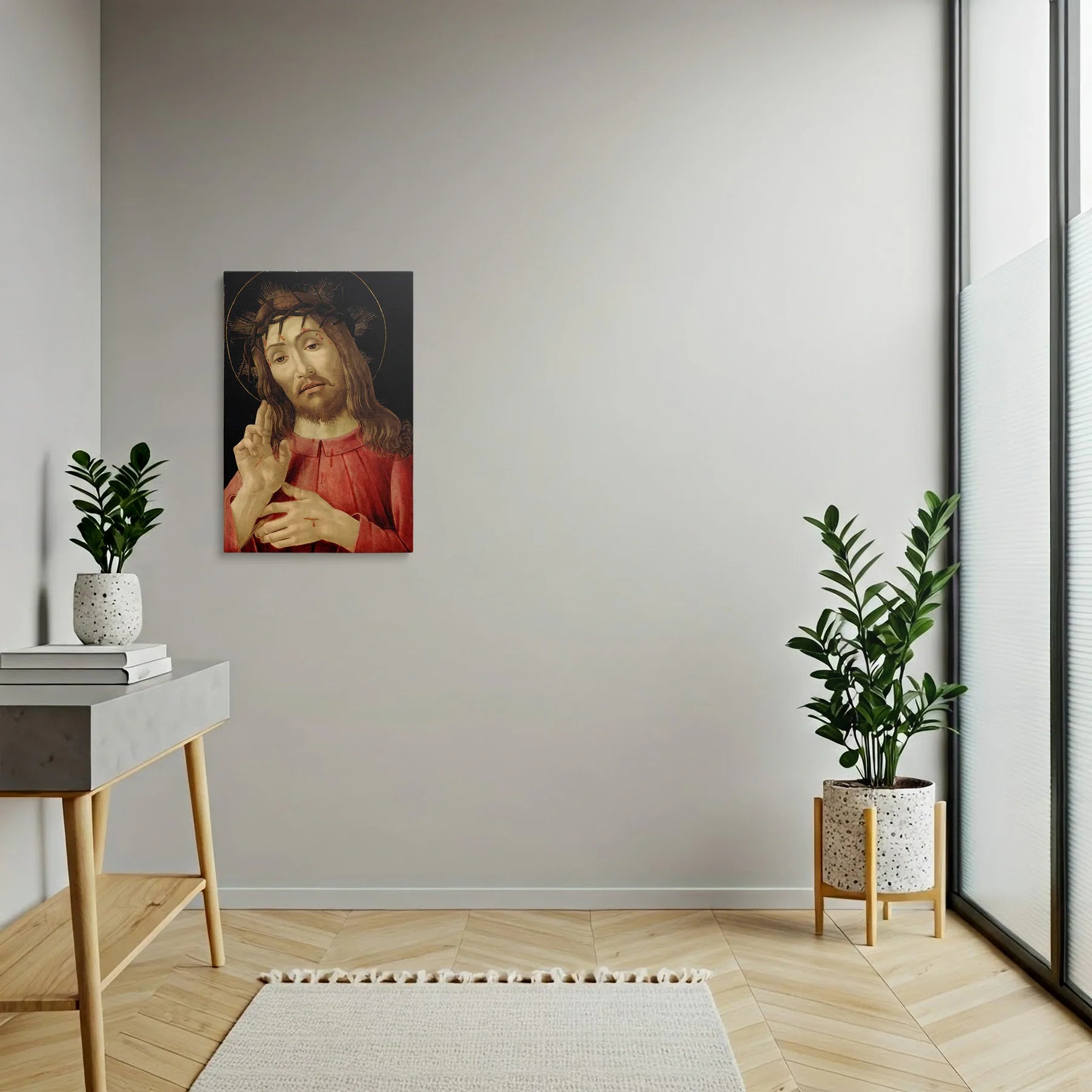 Tablou picturi celebre - Hristos Înviat, Botticelli - vedere dormitor