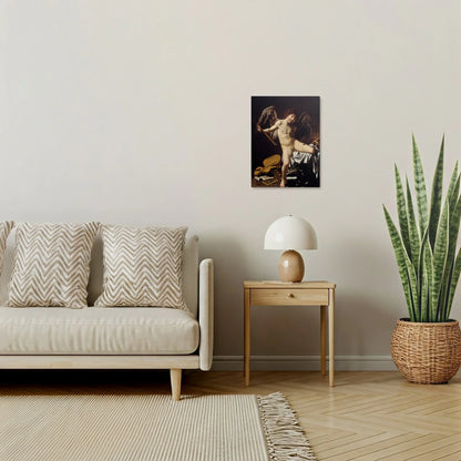 Tablou picturi celebre - Iubirea invinge totul, Caravaggio - vedere living