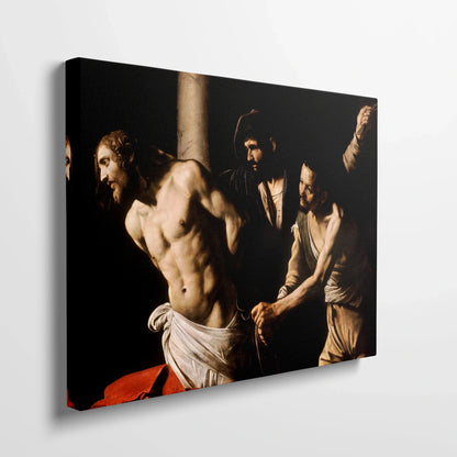 Tablou picturi celebre - Hristos la stâlp, Caravaggio - vedere din lateral